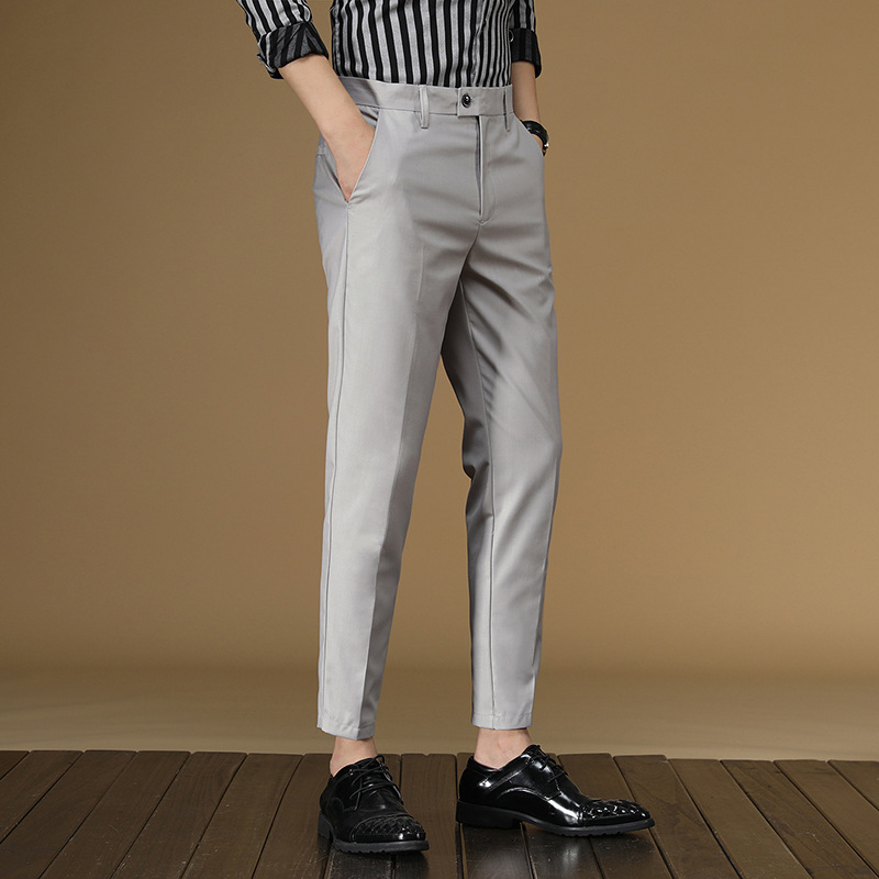 Men Formal Wear For Summer - 남성용 여름 정장 바지, 레드 블랙