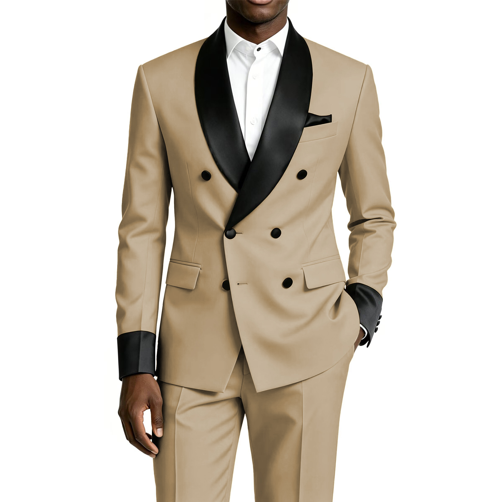Men Formal Wear For Dinner - 남성 턱시도 수트 2피스 슬림핏 숄라펠