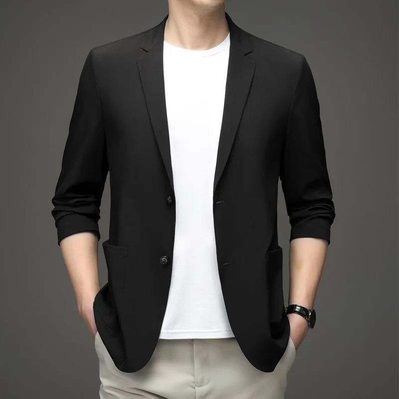 Men Formal Wear For Summer - 남성용 얇은 블레이저, 비즈니스 캐주얼 세트