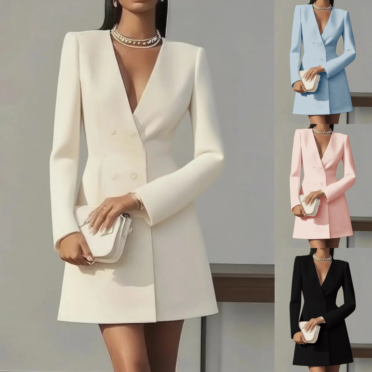 Double Breasted Blazer - 2026 아마존 인기 상품 해외 무역