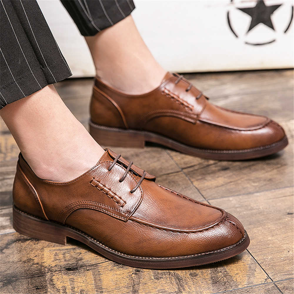 Men Formal Wear For Summer - 우아한 미끄럼 방지 대형 남성 신발