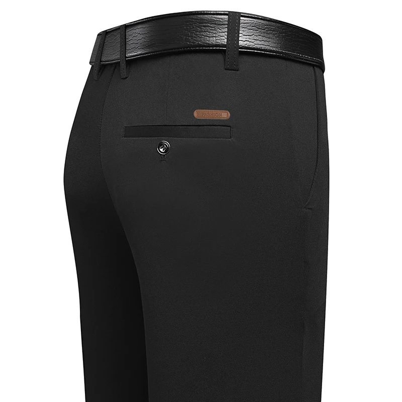 Men Formal Wear For Summer - 남성용 롱 스트레이트 레그 드레스 팬츠,