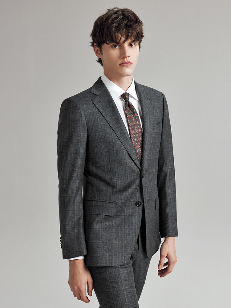 남성용 100% 울 슬림핏 여름 정장 웨딩 신랑 의상  - Men Formal Wear For Summer 리뷰 및 가격