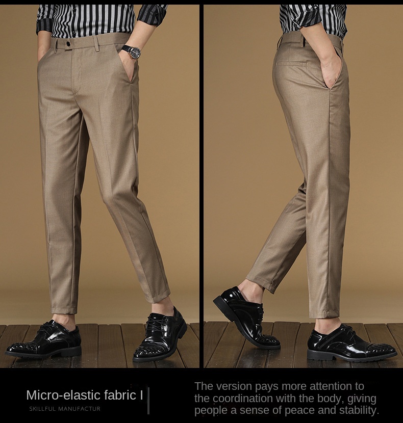 남성용 여름 정장 바지, 레드 블랙 카키 플랫, 포멀  - Men Formal Wear For Summer 리뷰 및 가격