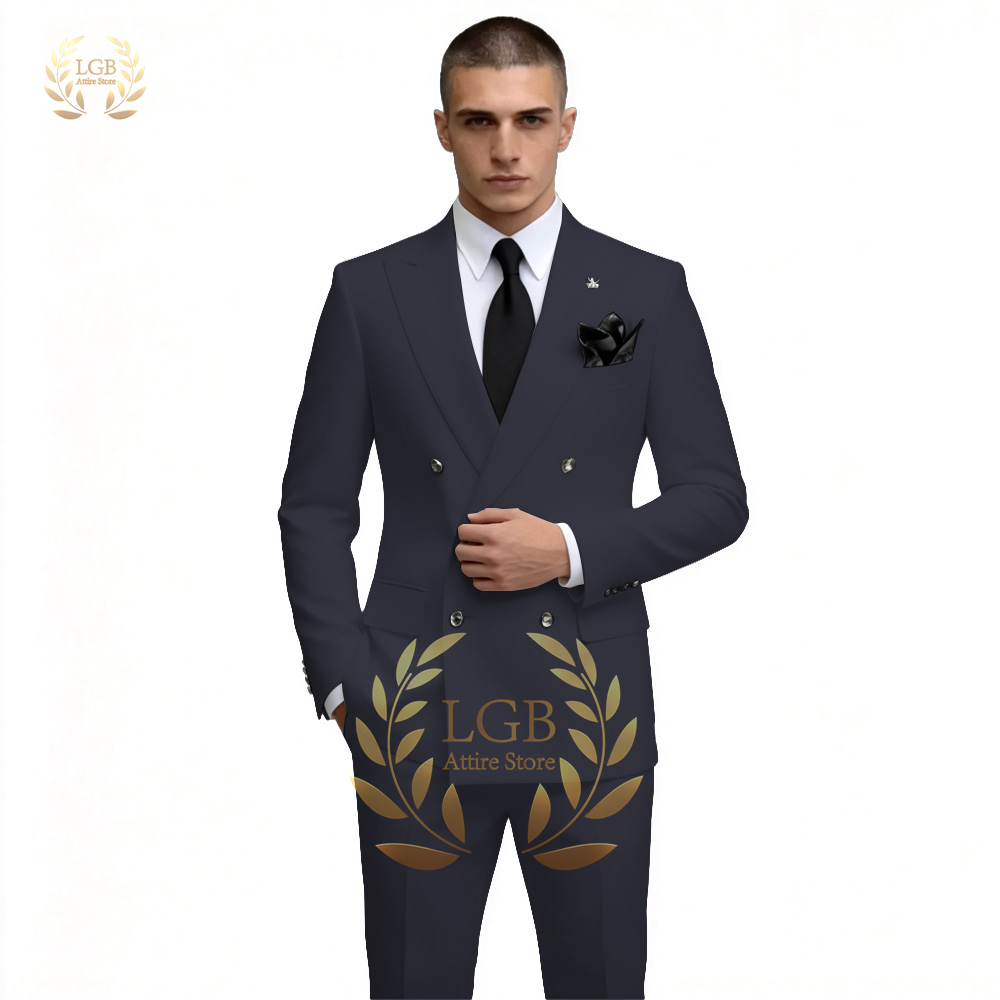 남성용 화이트 더블 브레스티드 수트 2피스 세트 슬림핏 - Men Formal Wear For Dinner 리뷰 및 가격