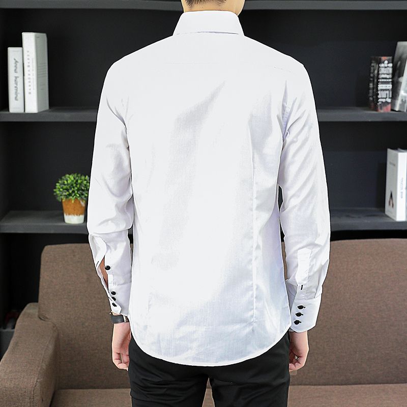 봄 가을 남성 임원 셔츠 한국 핏, 영구 프레스 정장  - Men Formal Wear For Summer 리뷰 및 가격