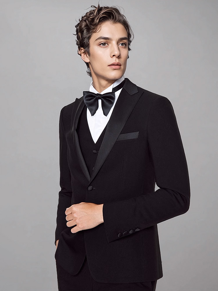 남성 정장 세트 럭셔리 블랙 공식 저녁 식사 의류 웨딩 - Men Formal Wear For Dinner 리뷰 및 가격